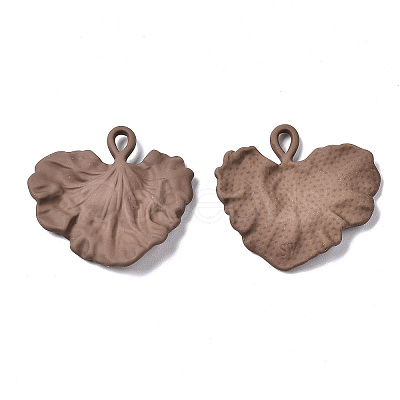 Spray Painted Alloy Pendants PALLOY-T077-118C-RS-1