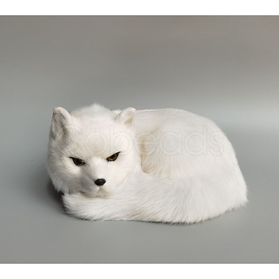 Faux Fur Simulation Fox Ornaments WG77206-01-1