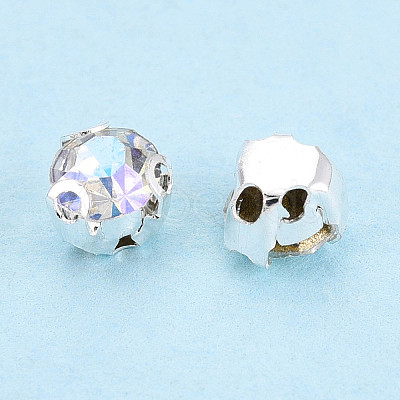 Sew on Rhinestone Montee Beads KK-T071-01G-01-1