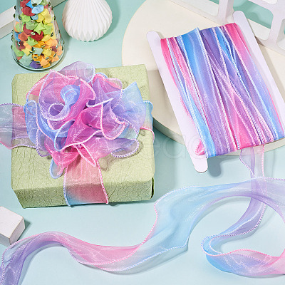 10M Polyester Gauze Ribbon OCOR-TA0003-24C-1