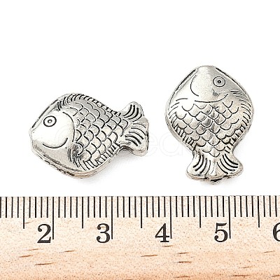 Tibetan Style Alloy Beads TIBEB-L008-01A-AS-1