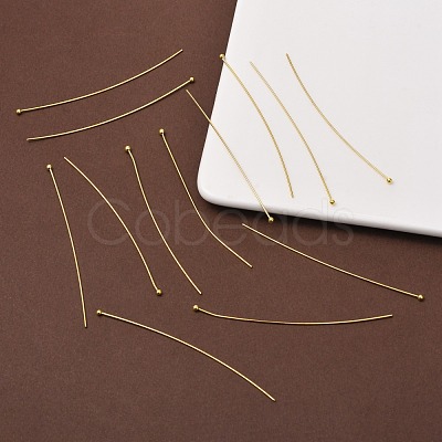 Brass Ball Head Pins X-RP0.7x70mm-G-1