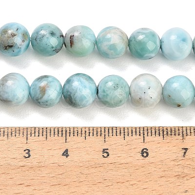 Natural Larimar Beads Strands GG-CBA007A-B01-8.5mm-1