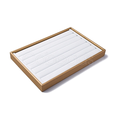 Imitation Leather Jewelry Ring Organizer Display Trays CON-G023-15-1