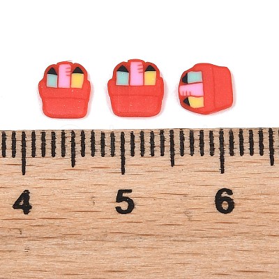 Back to School Handmade Polymer Clay Cabochons CLAY-A007-16B-1