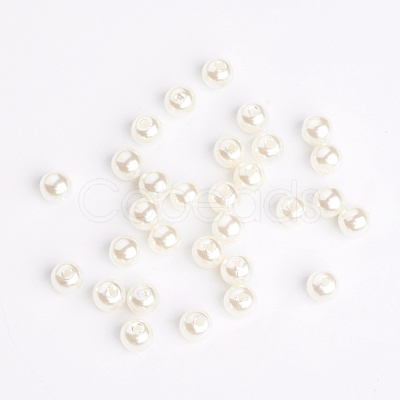 Imitation Pearl Acrylic Beads X-12A-9282-1