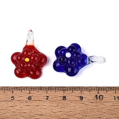 Handmade Lampwork Pendants LA-N048-11-1