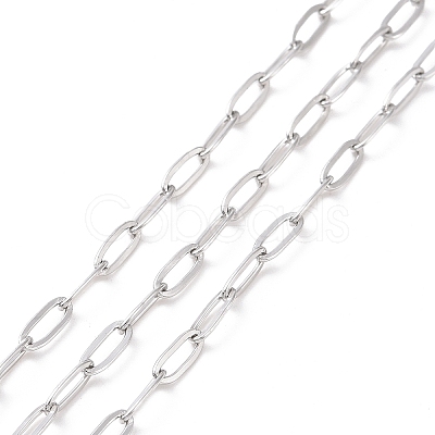 Tarnish Resistant 304 Stainless Steel Cable Chains CHS-C002-03P-06-1