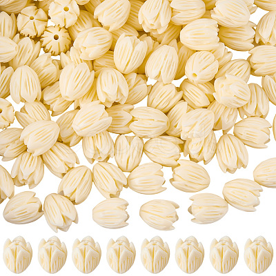 100Pcs Synthetic Coral Beads FIND-SC0023-04-1
