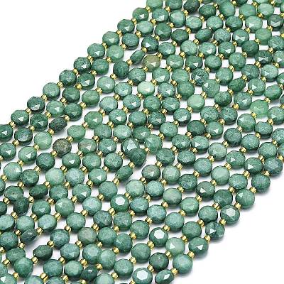 Natural Dyed White Jade Beads Strands G-C116-A51-02-1