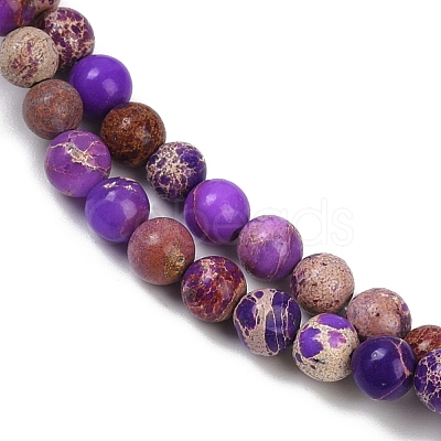 Dyed Natural Regalite/Imperial Jasper/Sea Sediment Jasper Beads Strands G-B124-C04-09-1