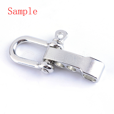 304 Stainless Steel Shackles Clasps Findings STAS-O114-092AS-1