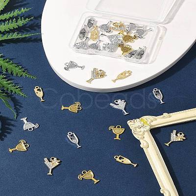 30Pcs Tibetan Style Alloy Pendants FIND-FS0003-83-1