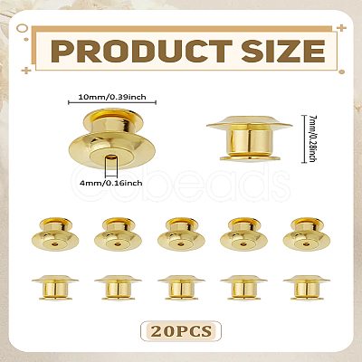 20Pcs Brass Clasps KK-LP0004-87-1