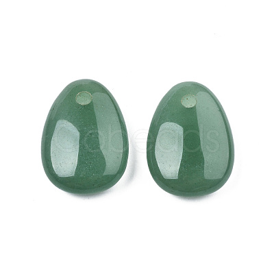 Natural Green Aventurine Pendants G-N0325-15C-1