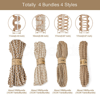 4 Bundles 4 Styles
Natural Jute Cord OCOR-MP0001-03-1