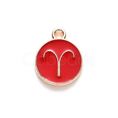 Alloy Enamel Pendants LS-ENAM-S124-01B-07A-1