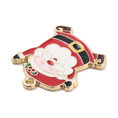 Christmas Theme Alloy Enamel Pendants X-ENAM-D060-04H-1