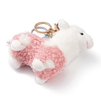 Cute Alpaca Cotton Keychain KEYC-A012-02A-1