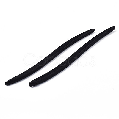 Vintage Schima Wood Hair Sticks Findings OHAR-N008-11-1
