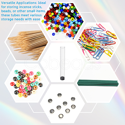 Transparent PC Plastic Bead Storage Tubes AJEW-WH0673-21B-1