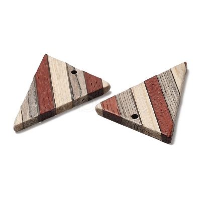 Wenge Wood & Sandalwood & White Ash Pendants WOOD-F013-01-1