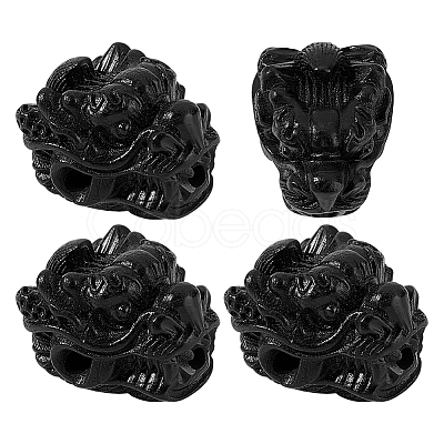 4Pcs Wood Beads WOOD-PH0003-90D-1