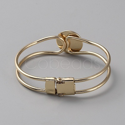 Brass Hinged Bangle Makings MAK-WH0011-13A-G-1
