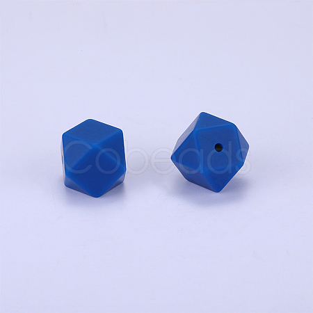 Hexagonal Silicone Beads SI-JX0019A-50-1