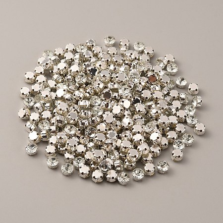 Sew on Rhinestone KK-WH0045-63G-1