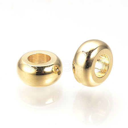 Brass Spacer Beads KK-R058-086G-1