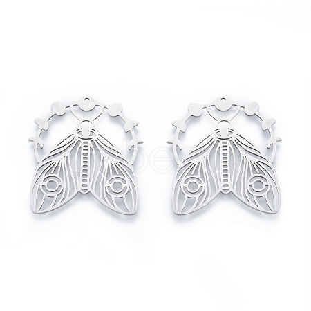 Non-Tarnish 201 Stainless Steel Pendants STAS-N090-LA925-1-1