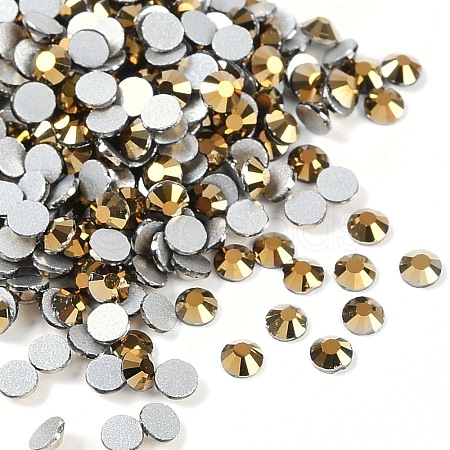 Glass Flat Back Rhinestone RGLA-C002-SS10-567-1