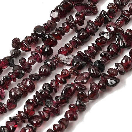 Natural Garnet Beads Strands G-P406-55-1
