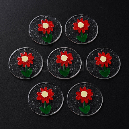 Cellulose Acetate(Resin) Pendants KY-N015-75-1