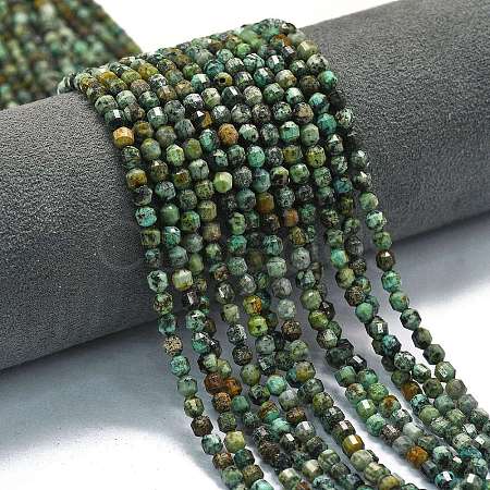 Natural African Turquoise(Jasper) Beads Strands G-A260-A16-01-1