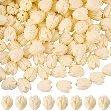 100Pcs Synthetic Coral Beads FIND-SC0023-04-1