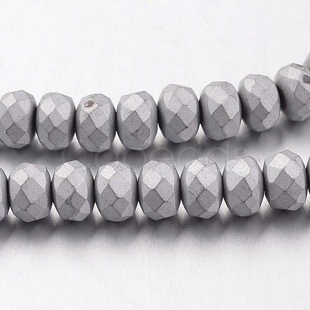 Electroplate Non-magnetic Synthetic Hematite Bead Strands G-F300-48B-F01-1