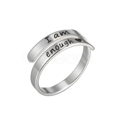 201 Stainless Steel Finger Rings FS-WGA0219-01-1