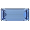 Preciosa&reg MAXIMA Crystal Fancy Stones, Czech Crystal, 435 26 212 Baguette, Dura Foiling, 30050 Sapphire, 7x3mm