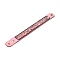 Faux Suede Snap Cord Bracelet, Natural Rose Quartz & Shell Chips Beaded Wristband for Men Women, 8-5/8 inch(22cm)