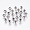 Tarnish Resistant Round 304 Stainless Steel Spacer Beads, Stainless Steel Color, 6mm, Hole: 2mm