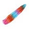 Gradient Color Baking Painted Glass Bead Strands, Faceted, Bicone, Colorful, 6x5.5mm, Hole: 1.2mm, about 47pcs/strand, 10.43''(26.5cm)