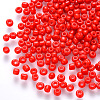 8/0 Baking Paint Glass Round Seed Beads SEED-S036-01B-15-1