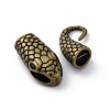 Brass Interlocking Clasps KK-D360-06AB-2
