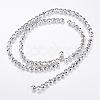 Electroplate Non-magnetic Synthetic Hematite Bead Strands G-Q465-16S-2