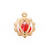 Rack Plating Eco-Friendly Iron Pendants IFIN-Q133-040-NR-2