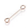 Ion Plating(IP) 304 Stainless Steel Eye Pins STAS-L247-007B-RG-2