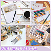 120Pcs A6 Transparent PVC Plastic Zip Top Zipper Seal File Bags ABAG-WA0001-04-6