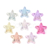 UV Plating Transparent Acrylic Beads OACR-Q204-07-1